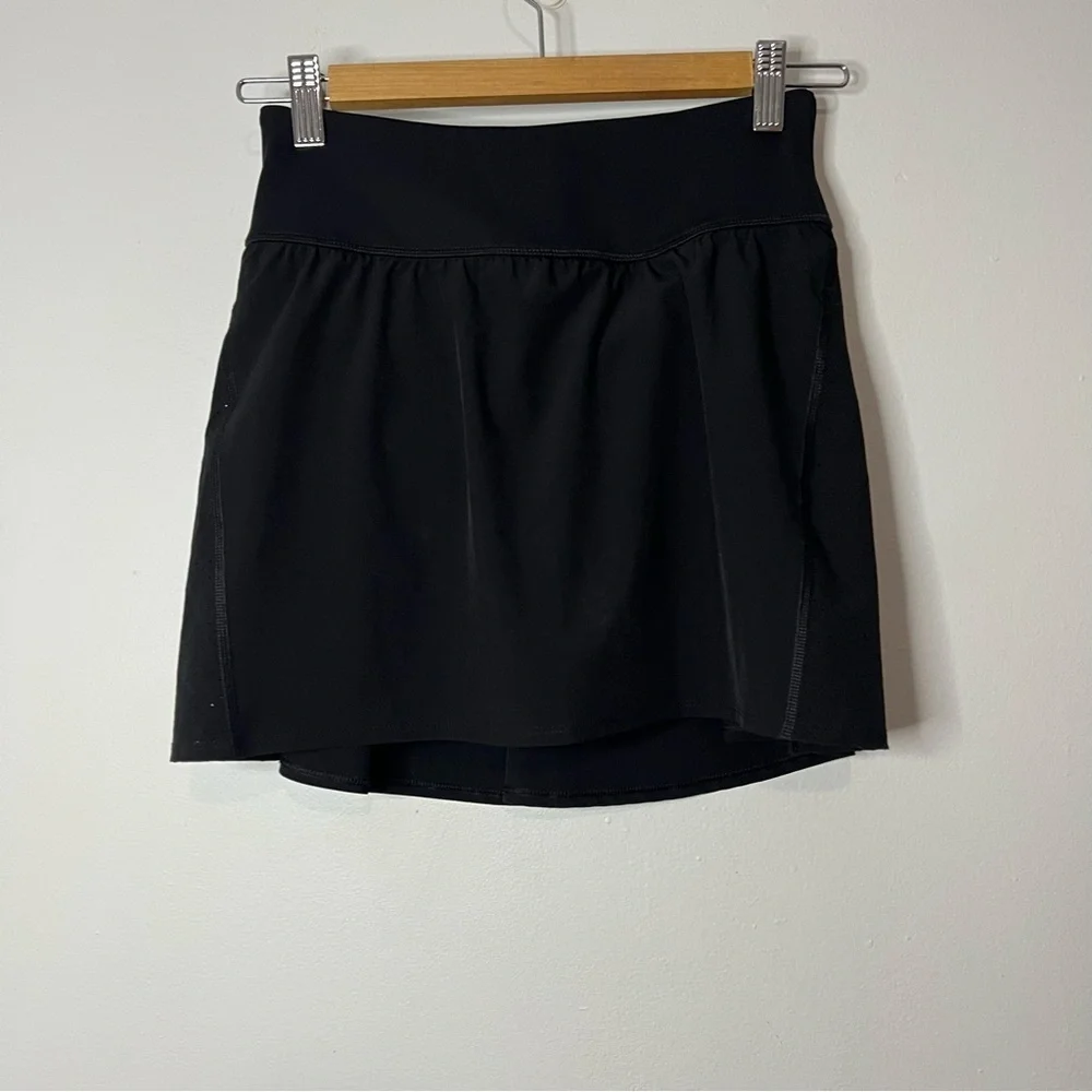 Spanx black mini skort skirt size small - Picture 2 of 7